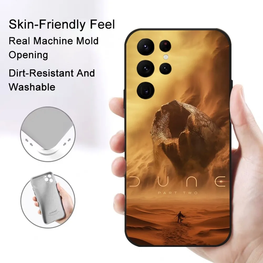 Чехол для телефона Movie D-Dune-es Samsung S series s20 s21 s22 s23 s24 FE Plus Ultra TPU мягкий приятный кожи