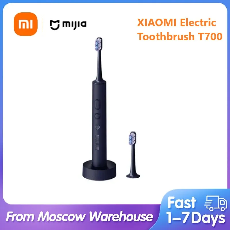 

XIAOMI MIJIA T700 Sonic Electric Toothbrush Teeth Whitening Ultrasonic Vibration Oral Cleaner Brush Smart APP LED Display