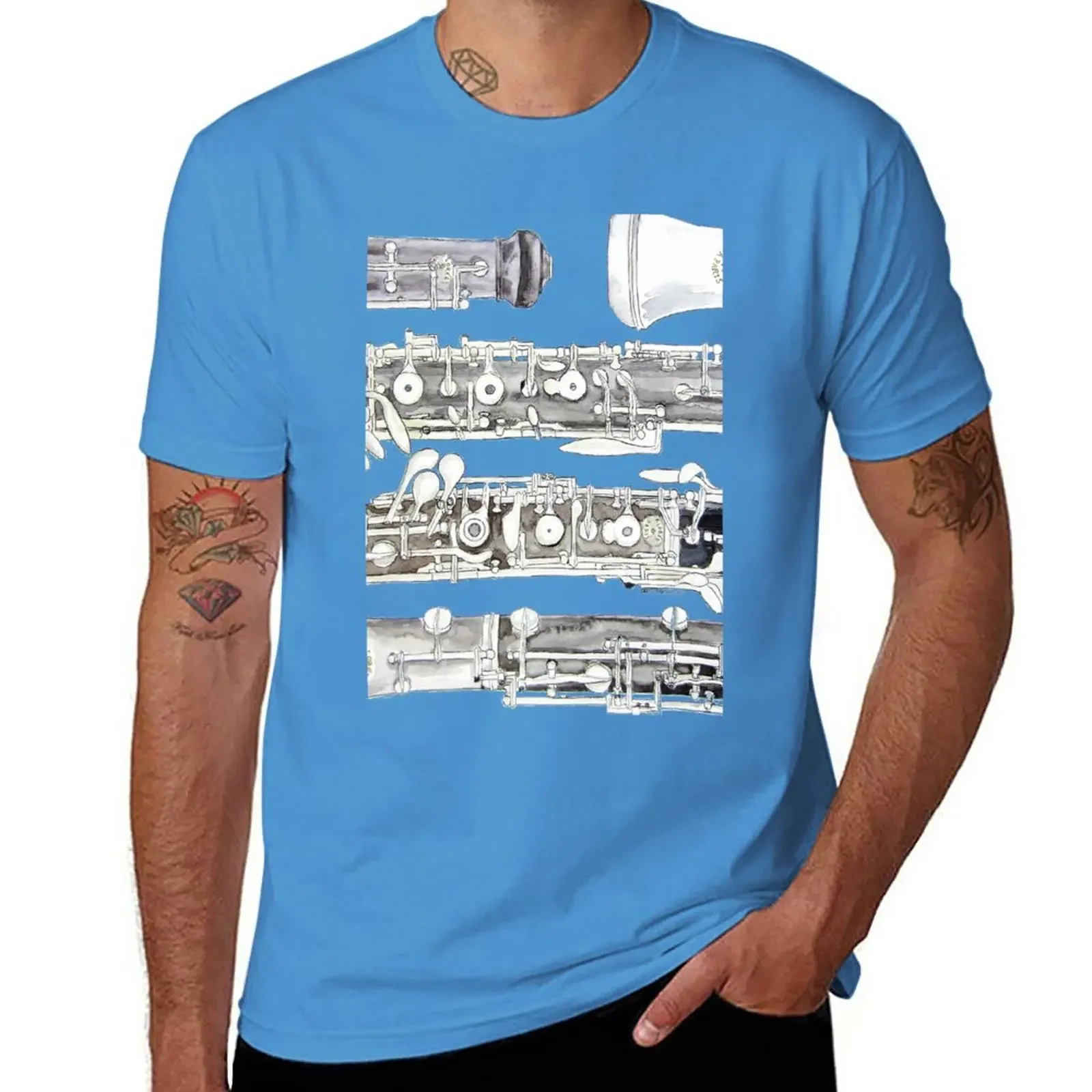 Футболка мужская летняя с аниме-принтом тренировочная рубашка новый гобой