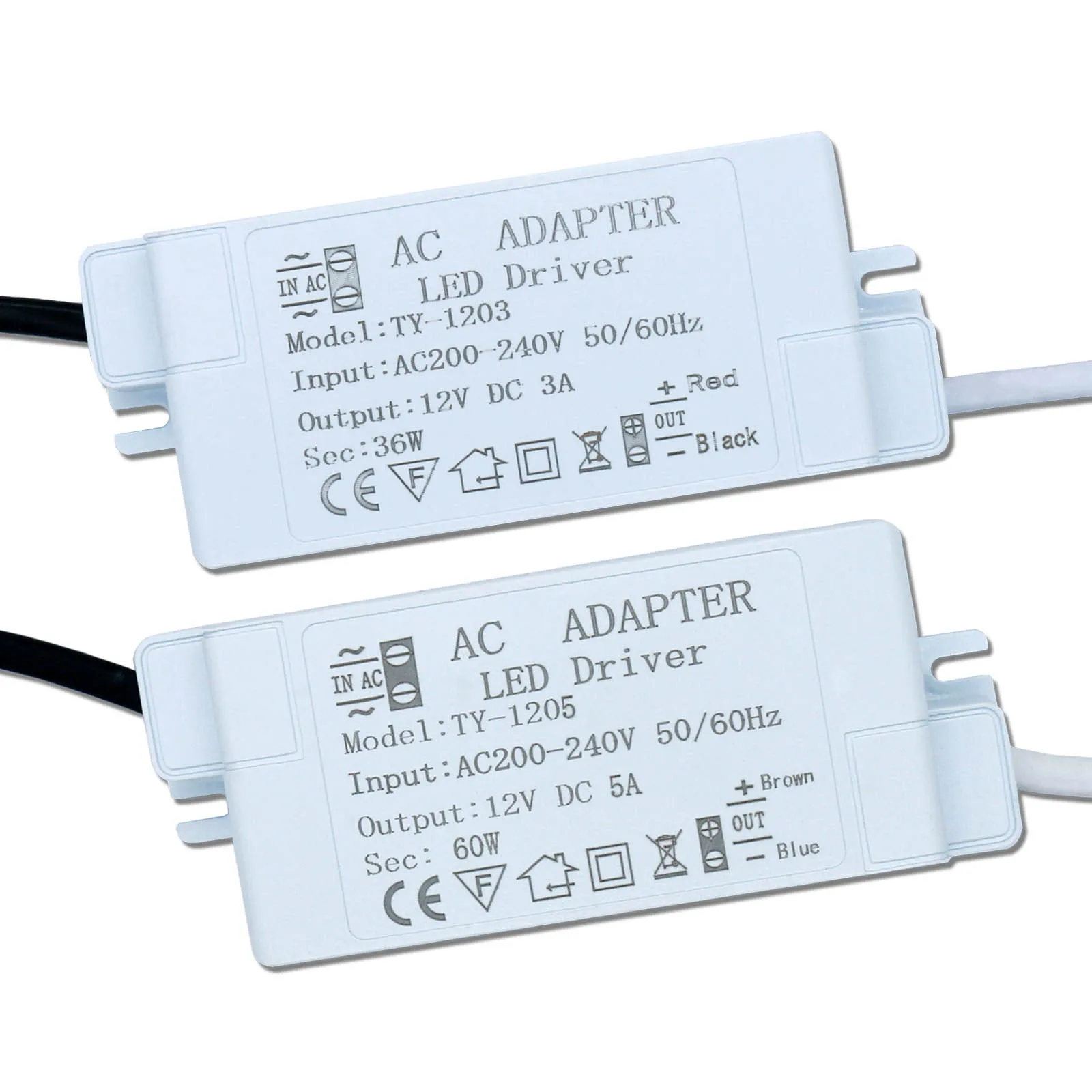 

For AC220 12V 1A 2A 3A 5A Power Supply Control Lighting Transformers For LED Light Strip 12W 24W 36W 60W LED Driver Power Supply