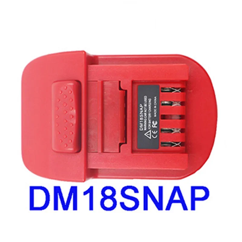 Конвертер адаптера DM18SNAP для Milwaukee 48-11-1890 Dewalt литиевых аккумуляторов XR 18 в/20 в