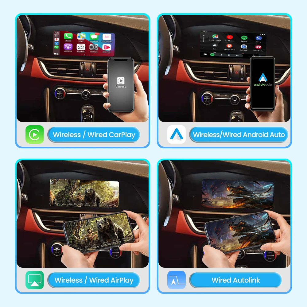 Фото Беспроводной модуль JoyeAuto Decoder CarPlay Android Auto для умных автомобильных систем Alfa Giulia/Stelvio 2017-2019 с функциями Mirror-Link и AirPlay №3