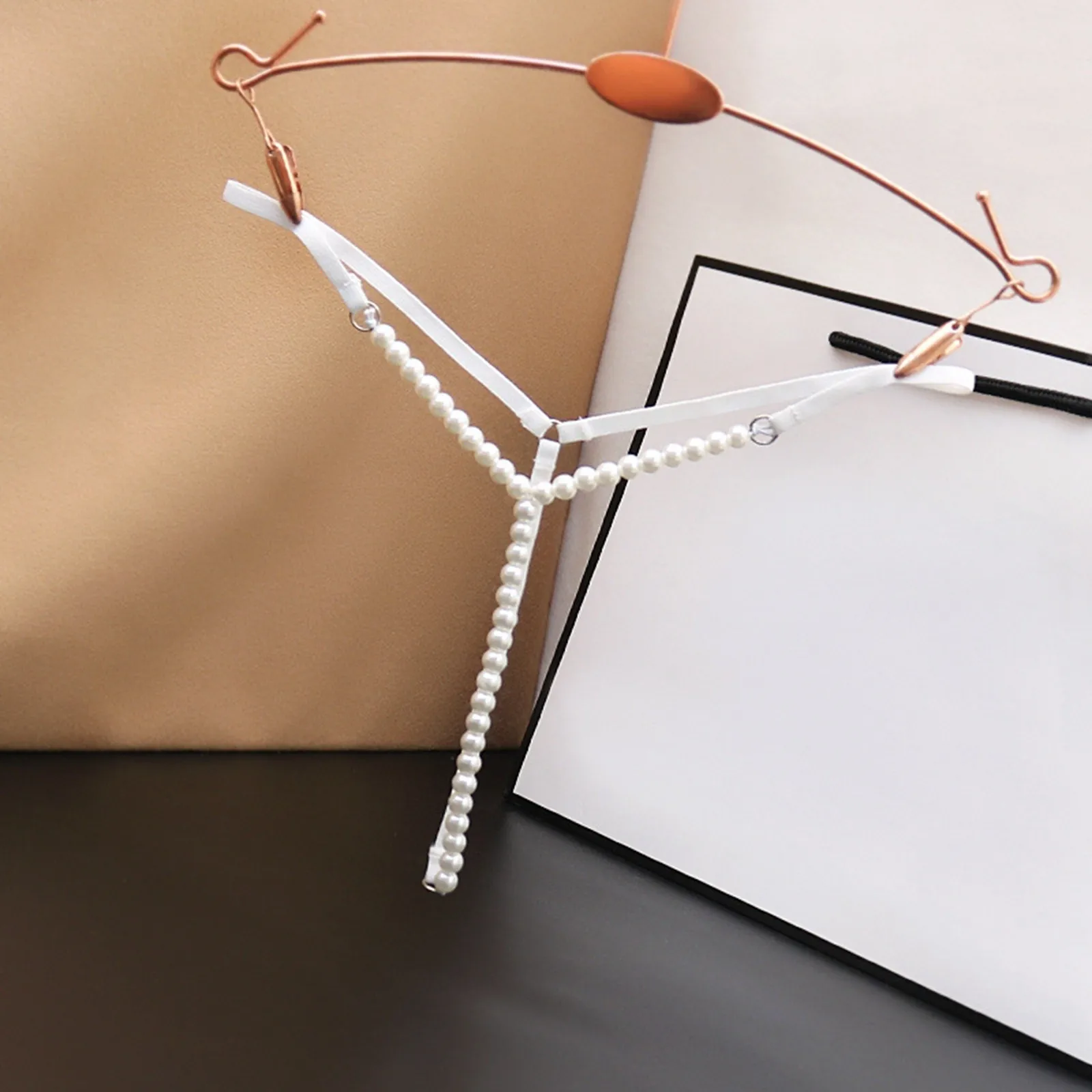 Свободное жемчужное массажное нижнее белье для женщин с заниженной талией