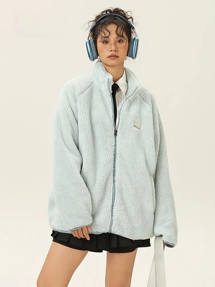 MTVO Maiou Country Fashion Brand Пара Хип-хоп Осень и зима Свободная контрастная цветная