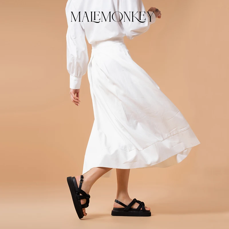 MALEMONKEY Leisure Sandals Women Open Toe Beach Shoes New Platform Summer Outdoor Holiday Comfortable Ladies Shoes Handmad