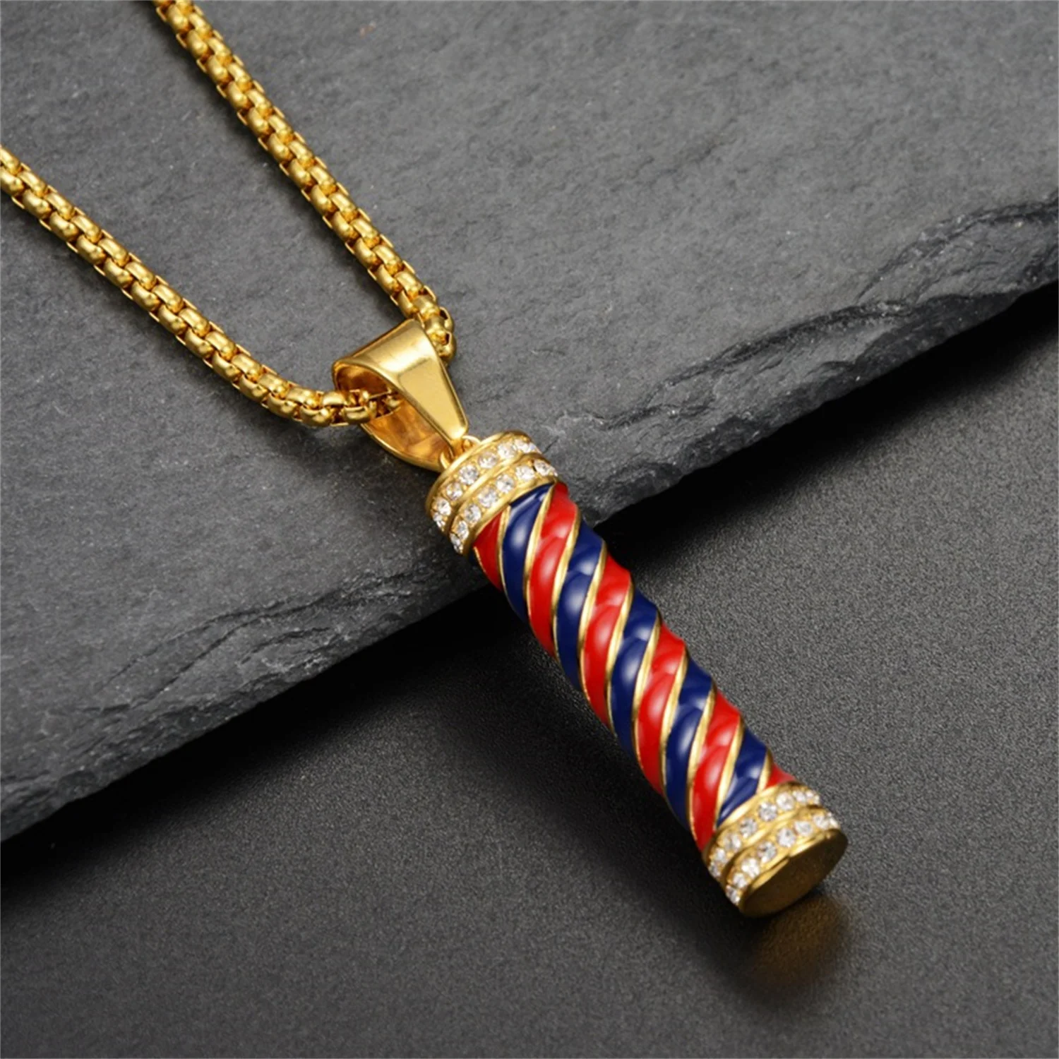 Мужское ожерелье для парикмахерской в стиле хип-хоп