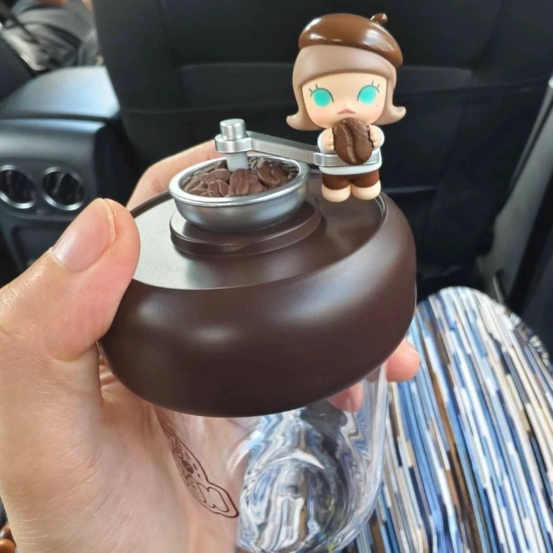 Фото Оригинальная новинка: серия Popmart Coffee Factory Pop Bean — коллекционные игрушки-сюрпризы в виде милых бутылочек для декора рабочего стола, подарки для девочек №4