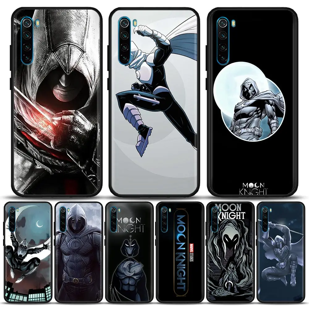 

Marvel Phone Case for Redmi 6 6A 7 7A Note 7 8 8A 8T 9 9S Pro 4G 9T Case Soft Silicone Cover Marvel Moon Knight