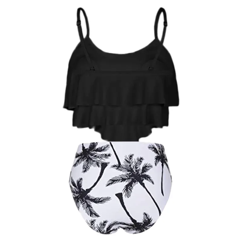 Сексуальное мини-бикини женский купальник с завышенной талией бикини животным