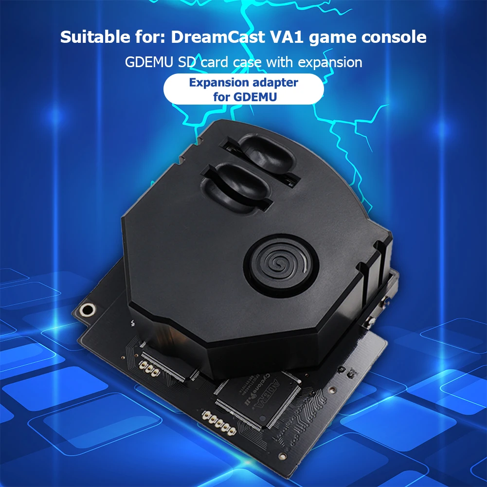 

GDEMU Optical Drive Simulation Boards for SEGA DreamCast VA1 Remote Secure Digital Card 3D Printed Mount Kit