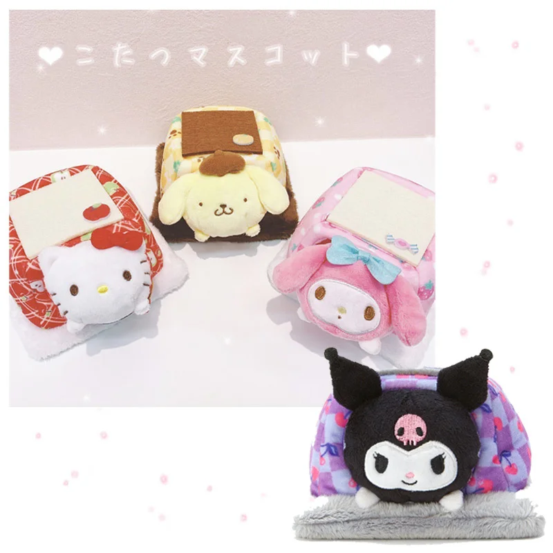 

Sanrioed My Melody Hellokittys Kuromi Cinnamoroll Милая сцена Дом Плюшевые игрушки Kawaii татами плюшевые детские подарки