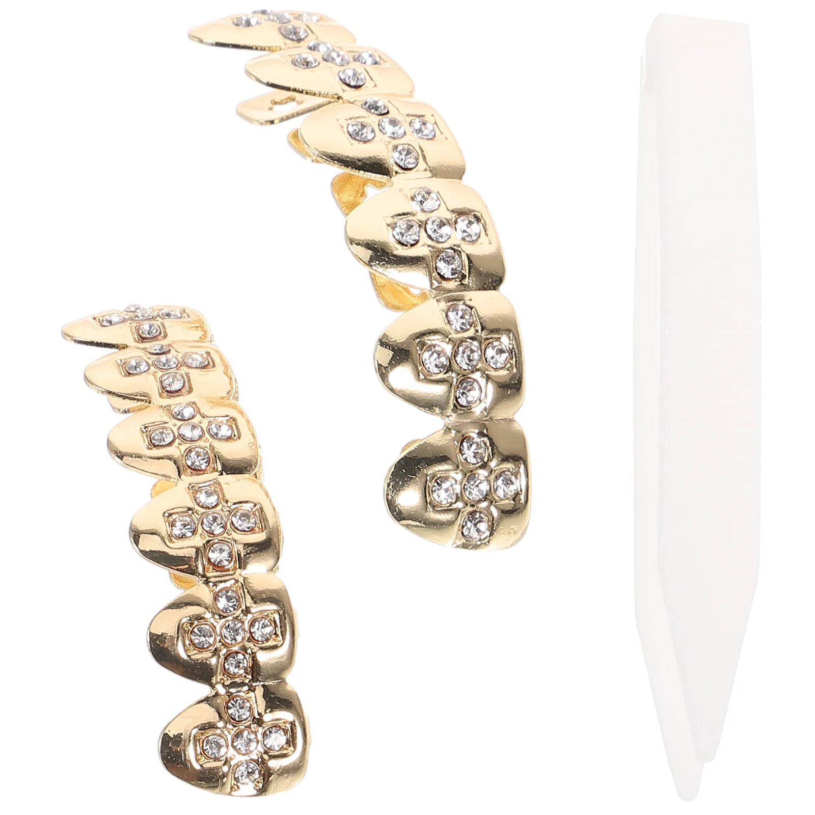 Single Mouth Grill Teeth Grills Your Kids Accessories Shiny Copper Tooth Gems Jewelry