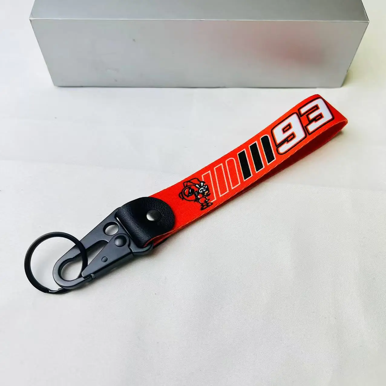 

Брелок для мотоцикла, нейлоновый браслет, гоночный брелок, изысканный ремешок с принтом, брелки, украшения для 93, Honda, аксессуары для мотоциклов