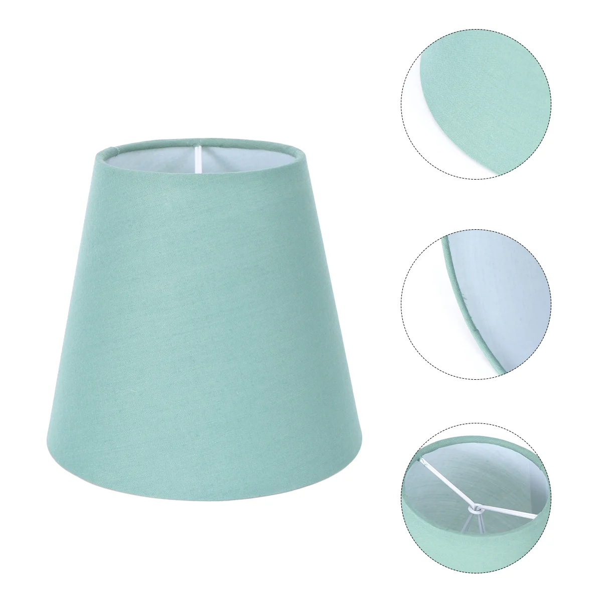 

Shade Lamp Light Lampshade Cover Cloth Table Shades Clip Drum Decor Ceiling Fabric Bulb Linen Chandelier Beside Accessories