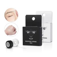 2 color 10m eyebrow tattoo mapping pre ink string eyebrow dyeing marker tattoo semi permanent eyebrow measuring makeup tools