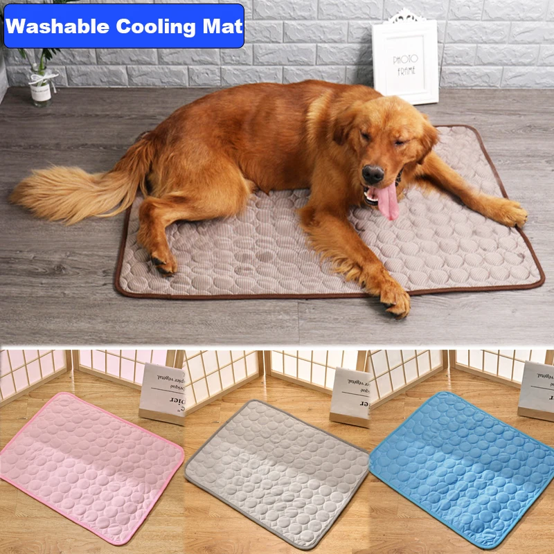 Dog Cooling Mat Summer Pad Pet Mat Bed for Dogs Cat Blanket Sofa Breathable Summer Washable Pet Supplies Accessories