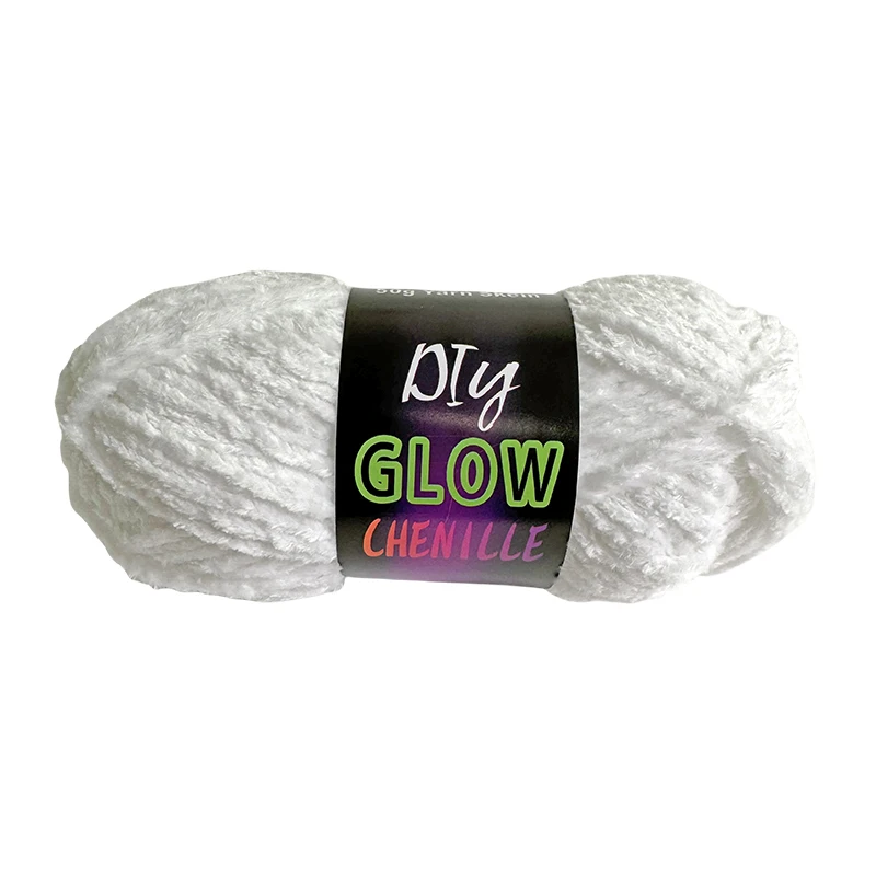 Luminous Mystical Yarn Unisex Ręcznie dziany poliestrowy materiał tekstylny do majsterkowania i świątecznych prezentów