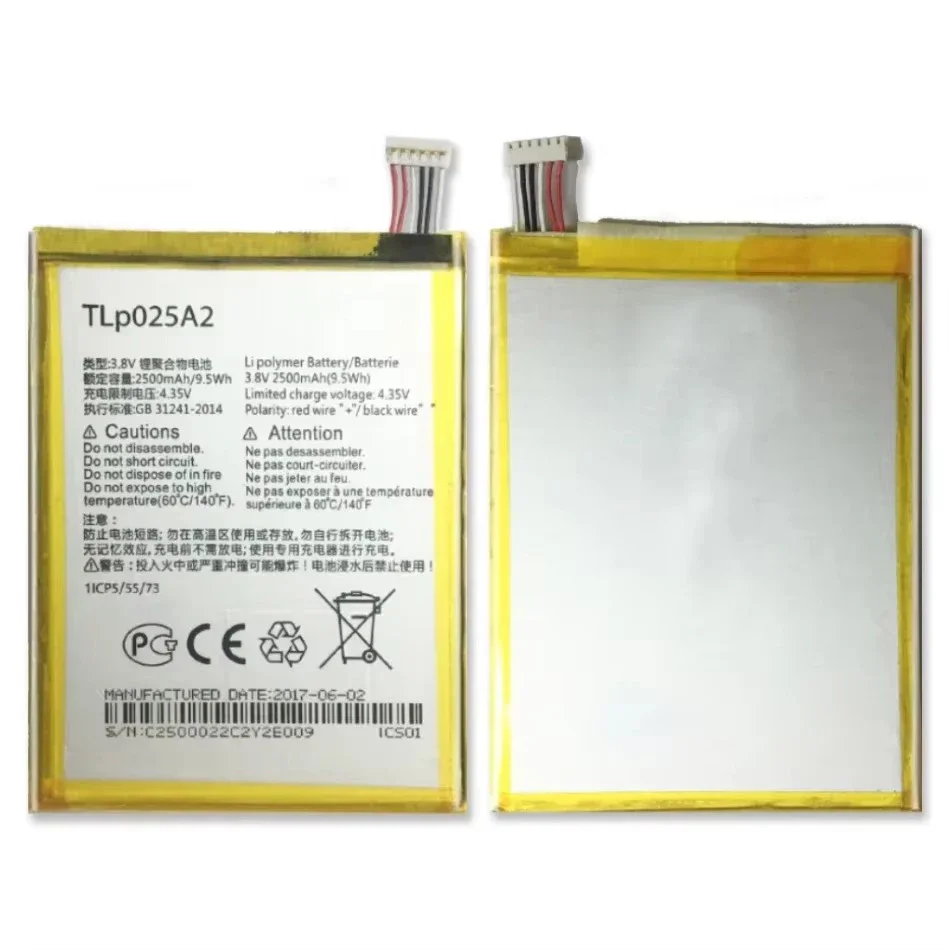 Аккумуляторы для мобильных телефонов Alcatel One Touch Pop 3 2500 мАч TLp025A2 Pop3 (5 5) 5054A OT-5054 5054T