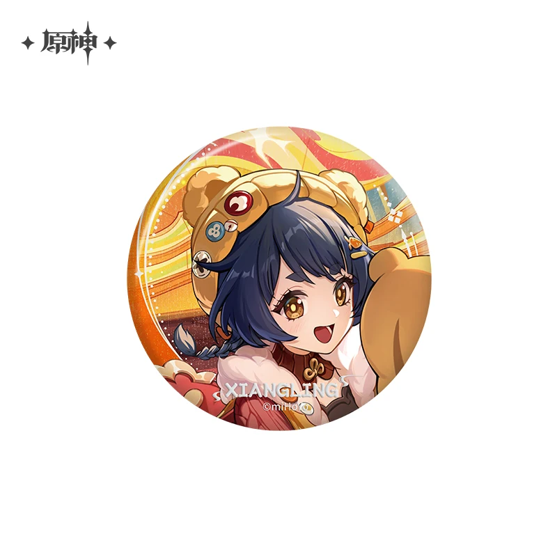 Значок аниме Genshin Impact тематической серии 2025 года Mavuika Kinich Muxta Kachina Xilonen Baji брошь на