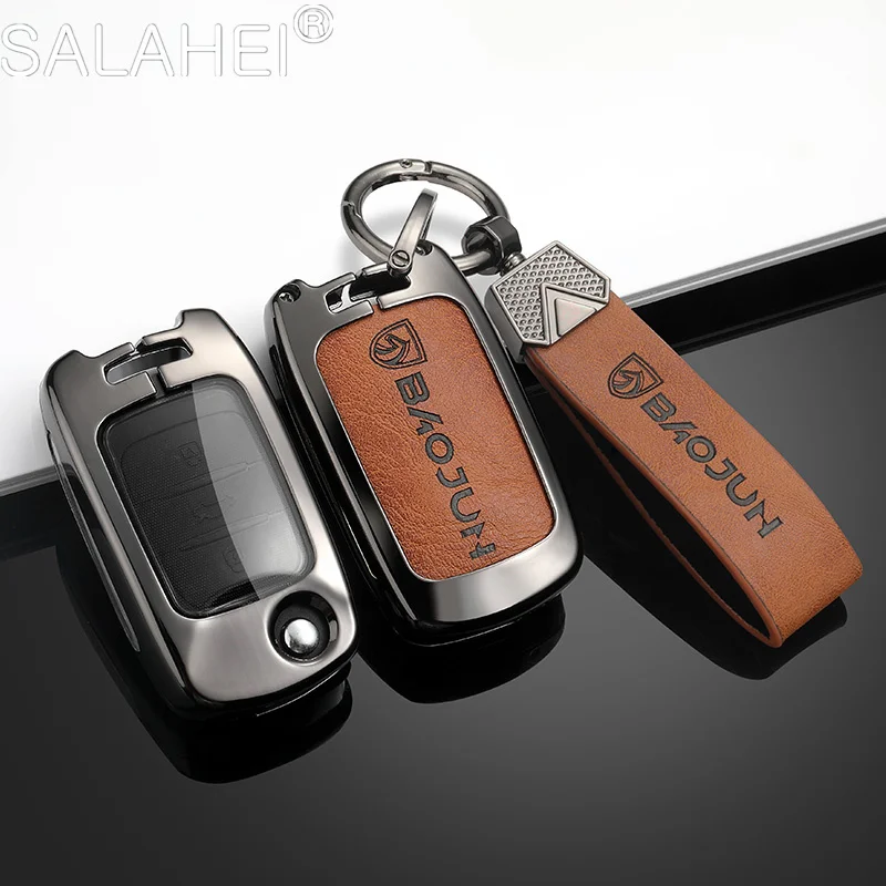 

Car Key Fob Case Cover Protector Holder Shell For Baojun 560 Rs-5 530 630 310 E100 310W 510 730 360 610 Keyless Auto Accessories