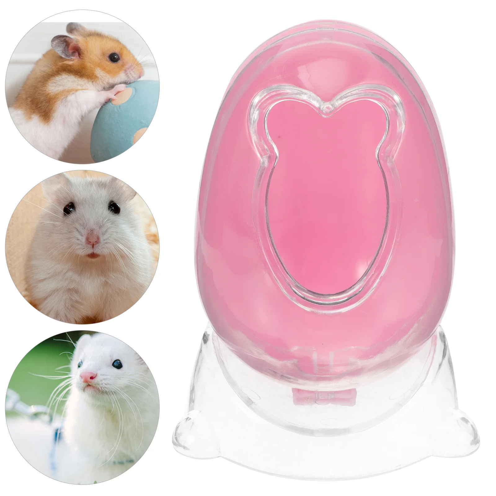 

Chinchilla Bathtub Gerbil Sand Hamster Accessories Room Small Animals Bathroom Plastic House Pet Toilet