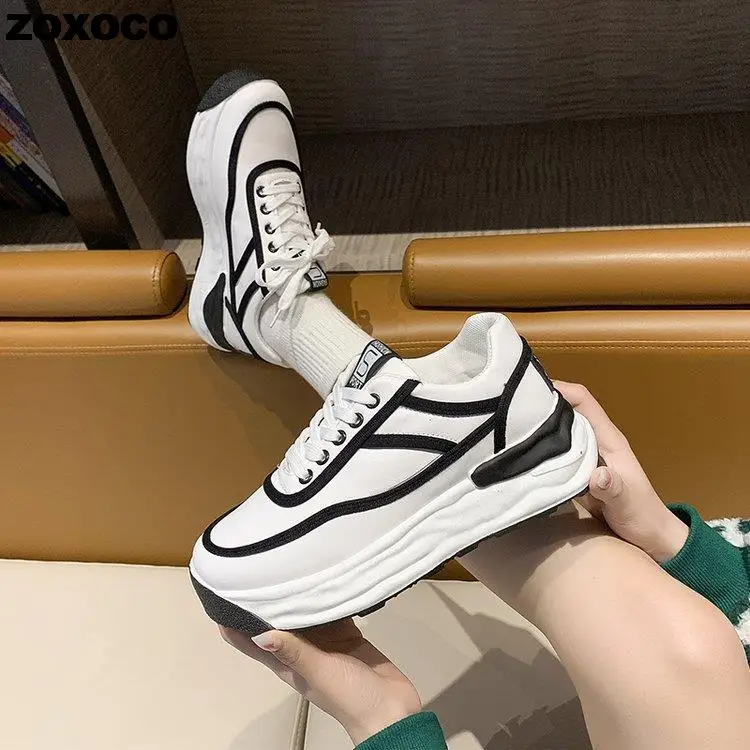 2022 Women Casual Shoes Fashion Summer Casual White Shoes  Platform Flat Shoes Sneakers Flat Mujer Shoes Women Casual Shoe