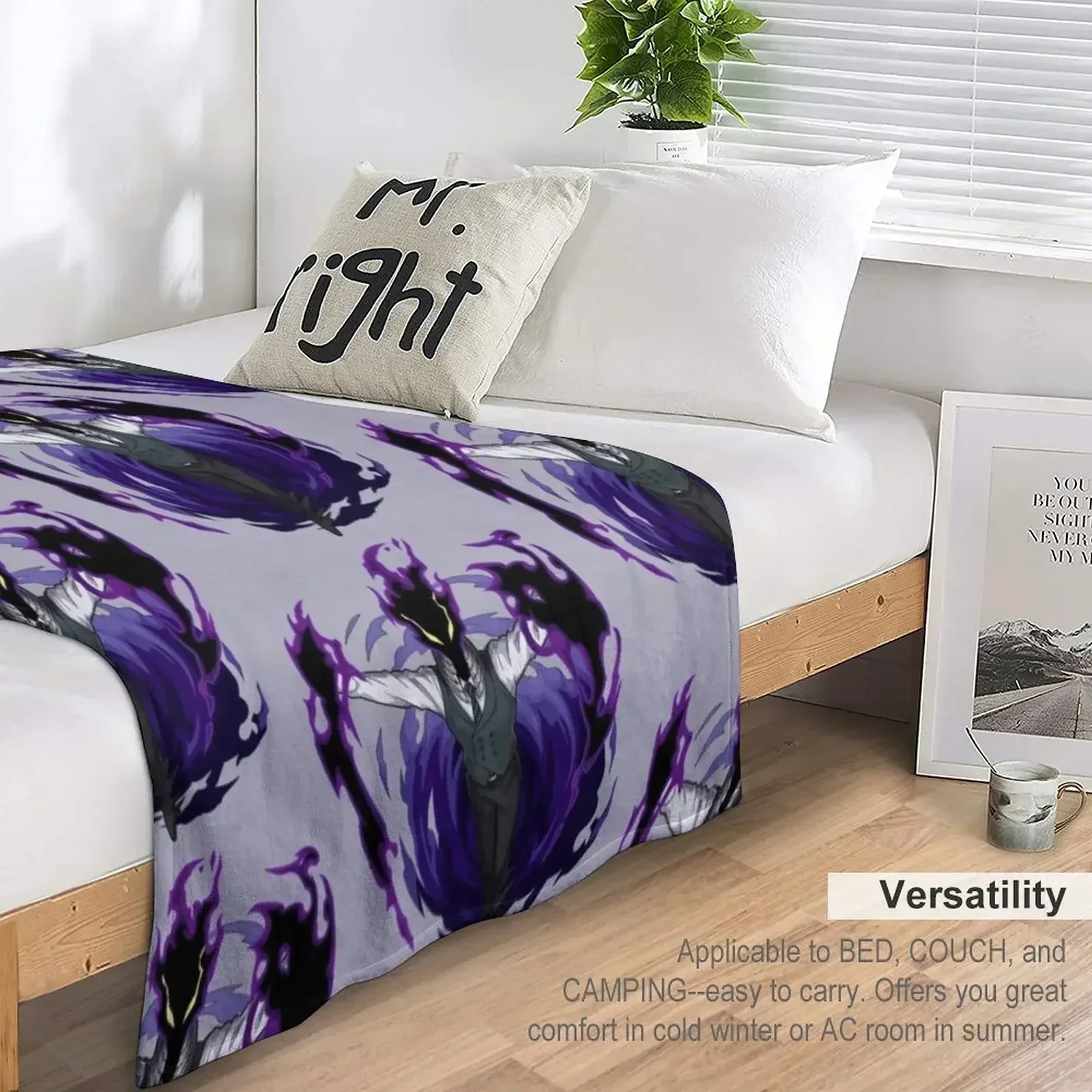 Гигантское покрывало Kurogiri на заказ для декоративных диванов