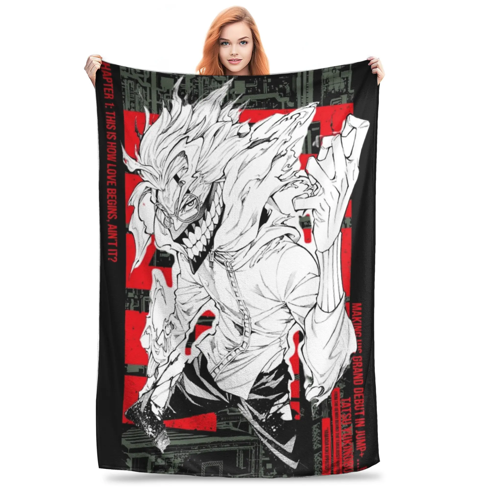 Одеяло DanDaDan Ken Takakura Okarun супер мягкое уютное одеяло в стиле манга аниме пледы для