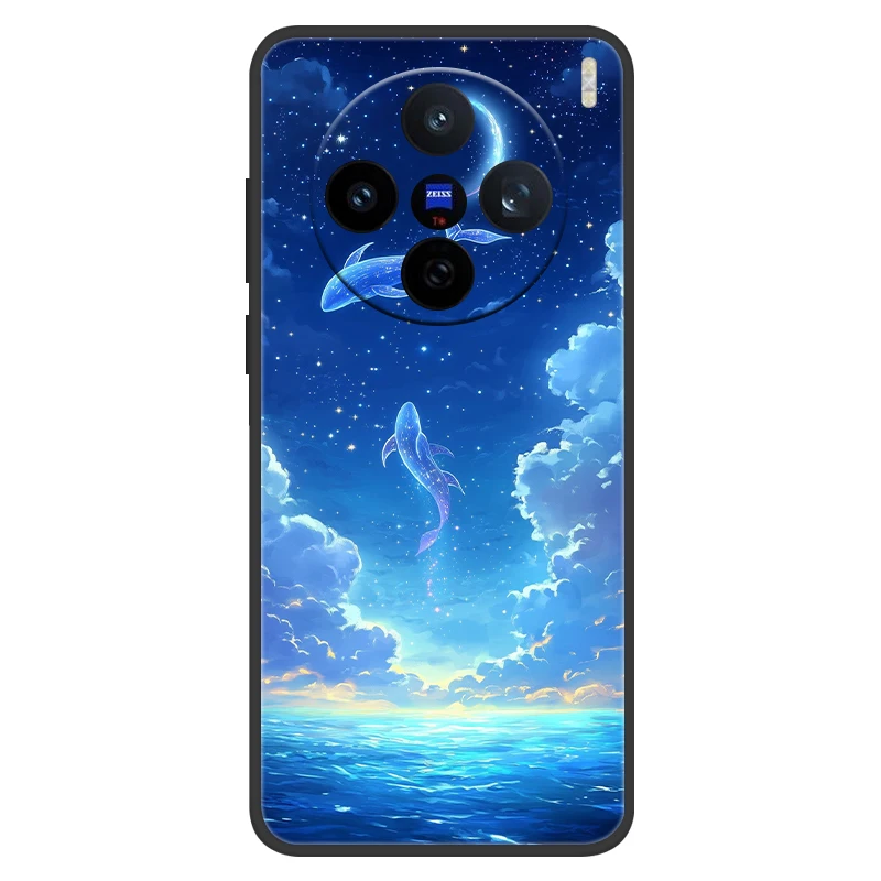 Модный чехол для смартфона Vivo X200s 5G, новый стиль, 6,67 дюйма, пляжный пейзаж, закат для X 200s, 5G, чехлы-бабочки, бампер (art.: 3920d0dbe41dc) - 3920d0dbe41dc