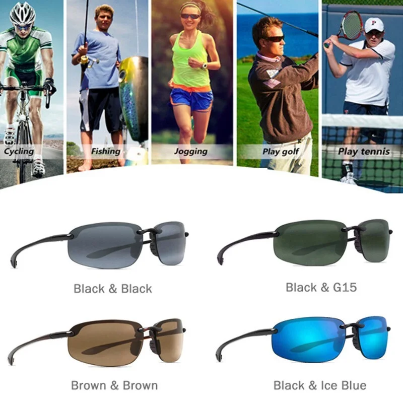 

Классические спортивные солнцезащитные очки Kanye 2023 из «матрицы» для мужчин и женщин, ультралегкие очки без оправы для вождения и бега, 2023