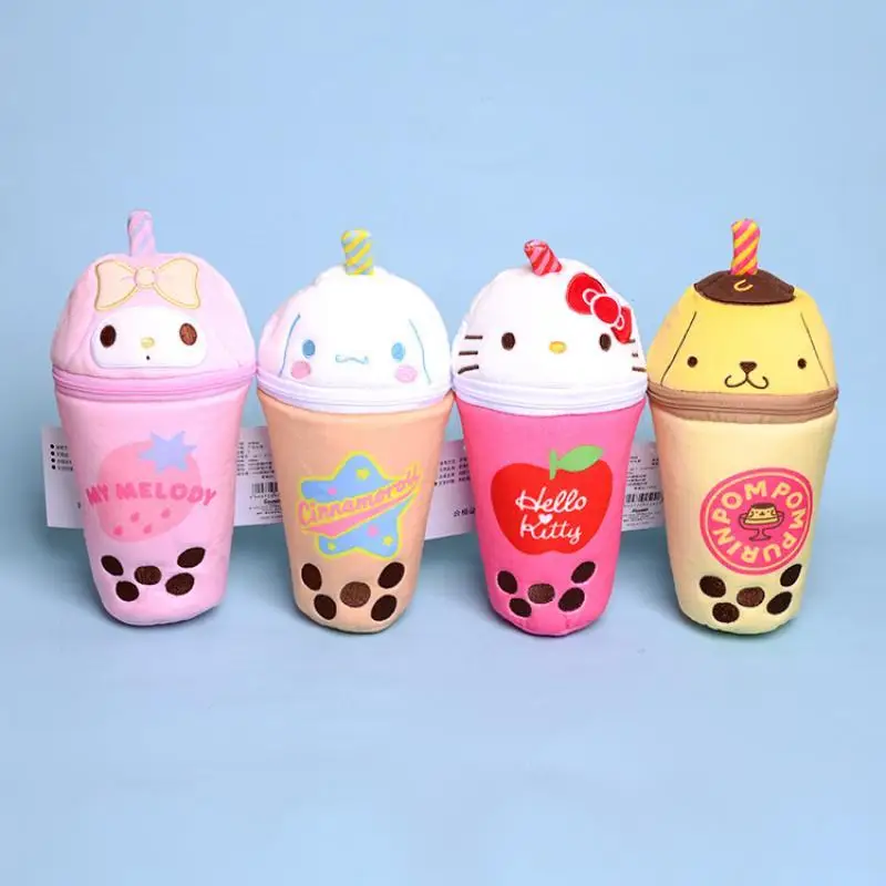 

Мультяшный милый плюшевый чехол с рисунком My Melody Cinnamoroll Kt Cat Purin Dog, милый мягкий чехол из аниме, сумка для хранения кукол, подарок для детей