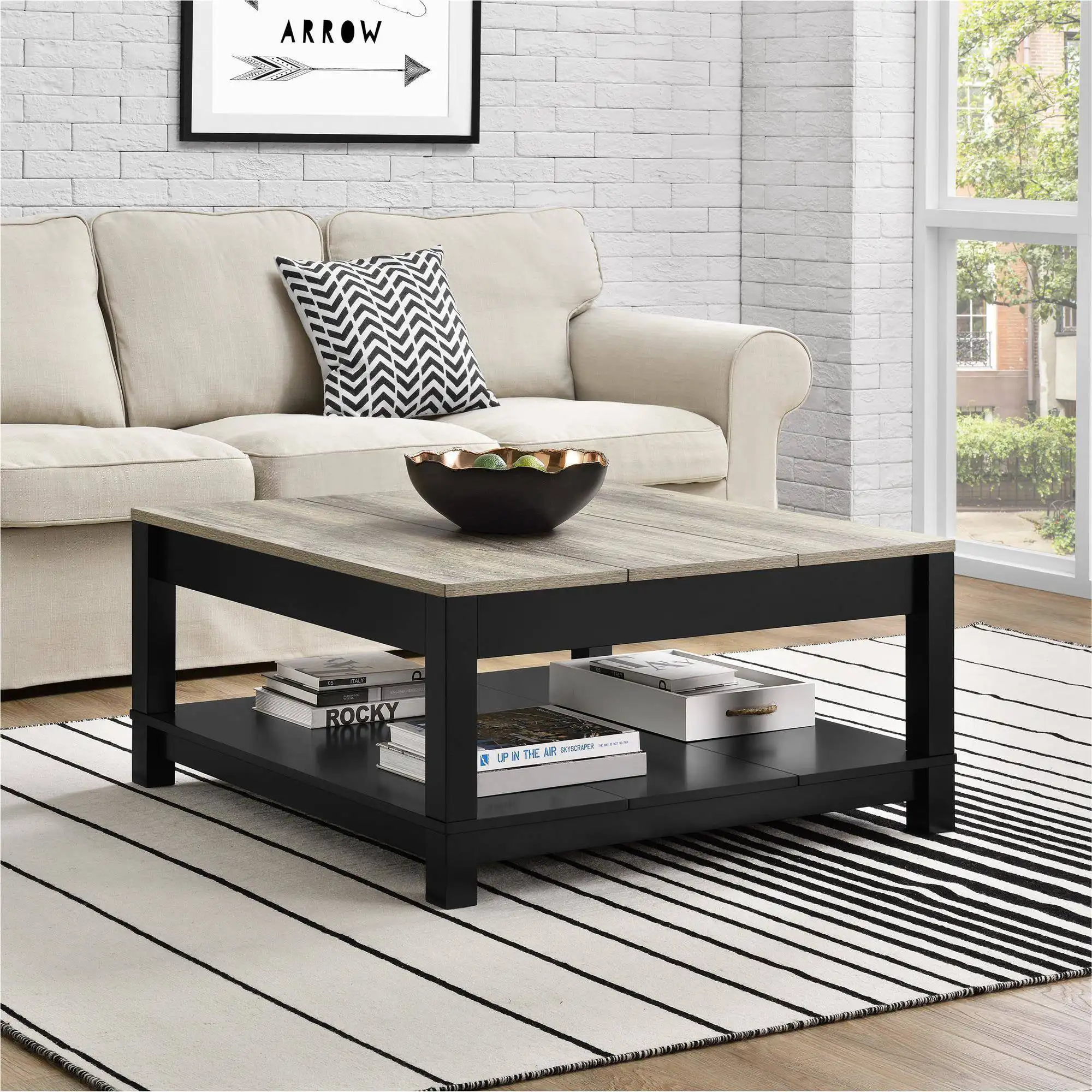 

Langley Bay Coffee Table, Black Table Basse De Salon Mesa De Centro De Salon
