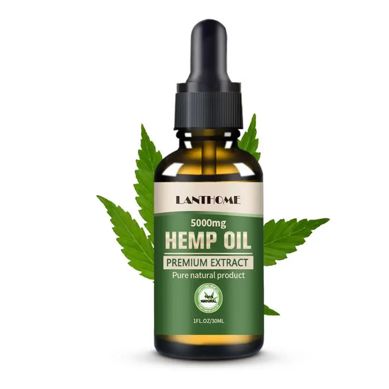 

30ml Hemp Skin Oil Relief Oil Hemp Seed Extract Drop For Neck Relief Reduce Anxiety Better Sleep For Anti-anxiety