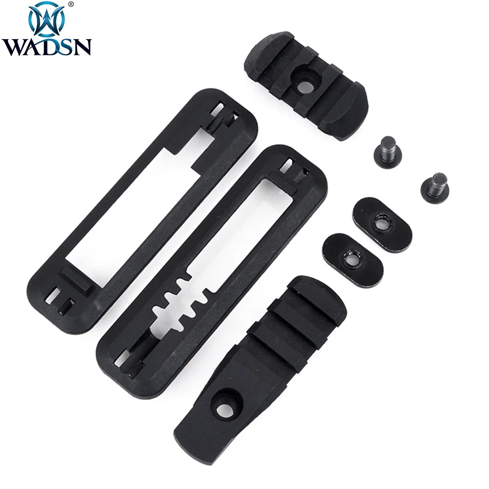 

WADSN 8PCS/1set Tactical Airsoft Polymer MOE Handguard Illumination Kit Rail Mount Cover Hunting Accessories