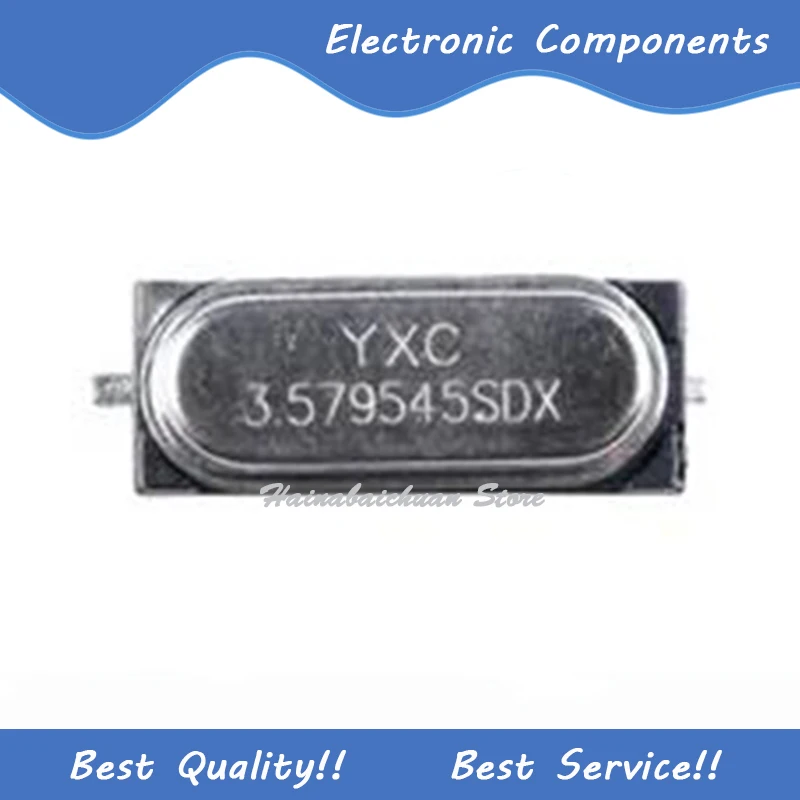 10 шт./лот X49SM3579545MSD2SC HC-49SMD 3,579545 МГц ± 20 стр./мин новая и оригинальная фреза