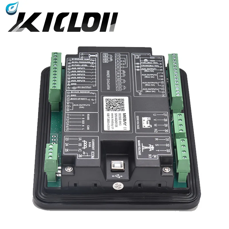 Mabey DC50D Модуль управления дизельным бензиновым генератором Панель контроллера