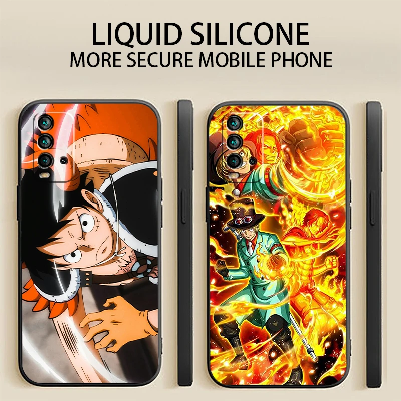 

Japan Anime One Piece Phone Case For Xiaomi Redmi 9 9i 9T 9AT 9A 9C Shell Smartphone Luxury Ultra Soft Coque Original