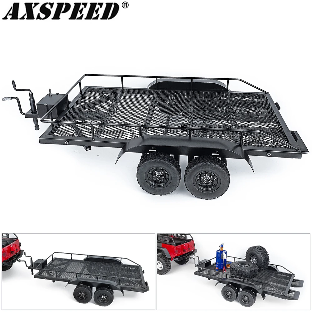 AXSPEED Радиоуправляемый автомобиль металлический прицеп комплект бункер рамка для