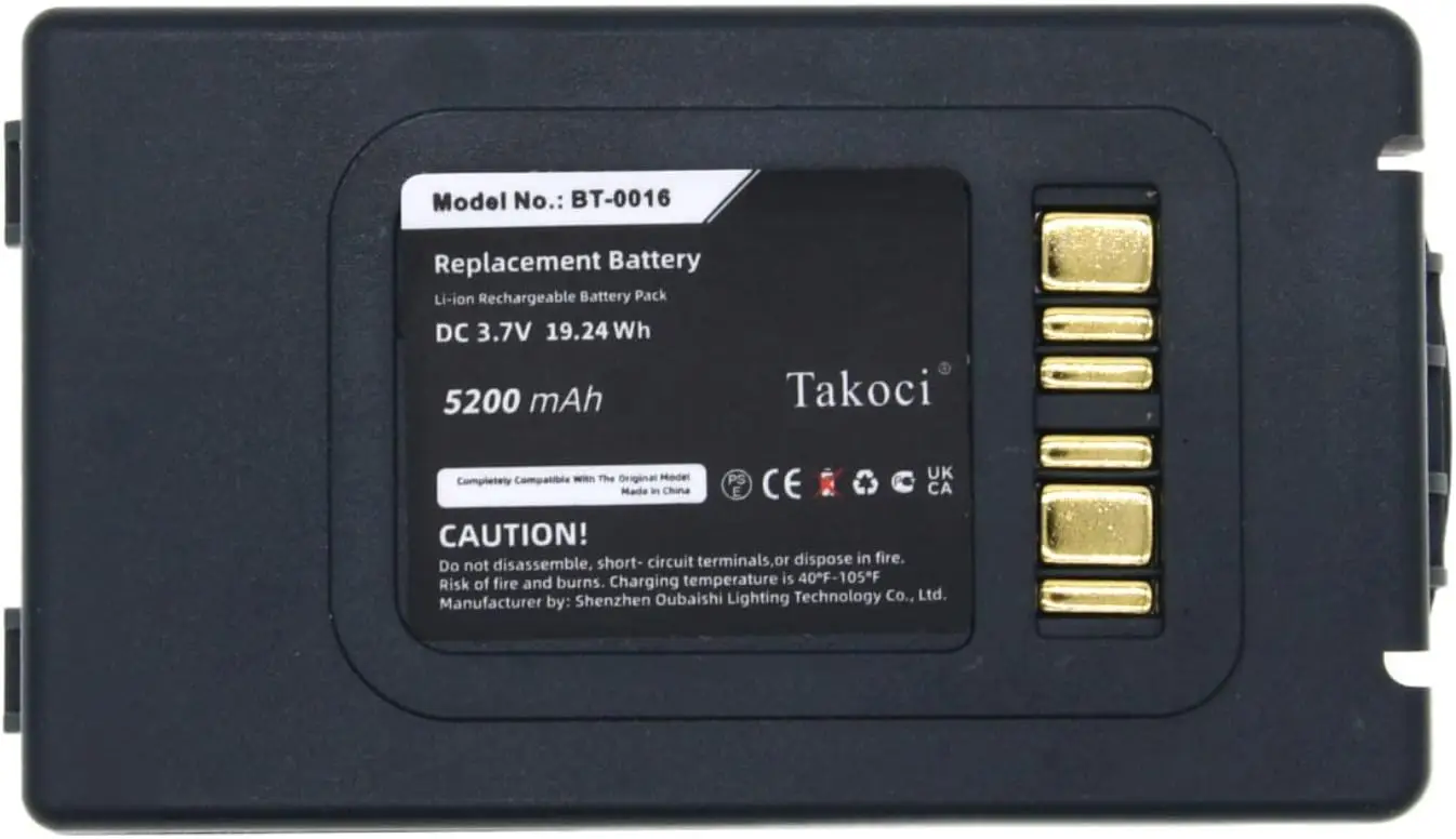 Replacement Battery for Datalogic Skorpio X3 X4 94ACC0046 94ACC0048 BT-0015 BT-0016 3.7V/mA