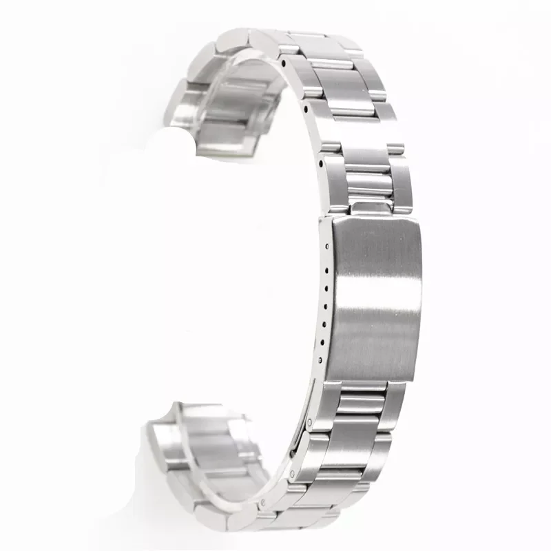 19mm 20mm Stainless Steel Oyster Band For Seiko Sxns80 Snxs79 Seiko 5 Snxs79k Snxs77k Snxs73 Casio Watch Strap Bracelet Belt