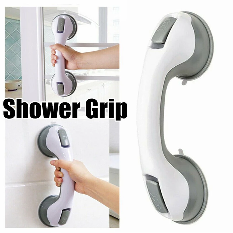 

Shower Handle Grab Bar Bathtub and Showers Support for Handicap Elderly Seniors Strong Safety Suction Cup Non Slip Helping Hand