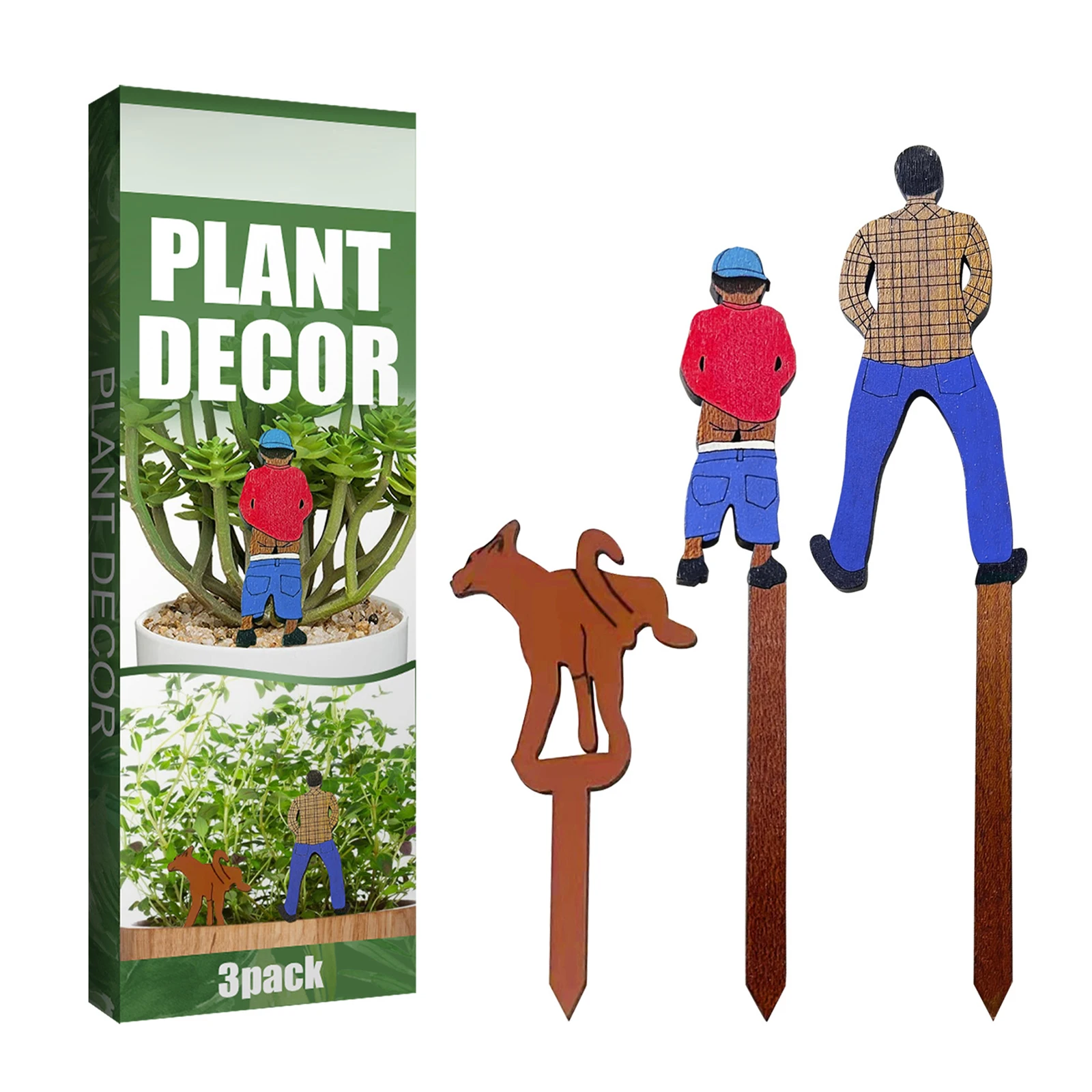 

Горшок для растений, украшение, цветочный горшок, деревянный плагин, щенок, забавная ложка для сада, микро ландшафтное украшение, украшения ...