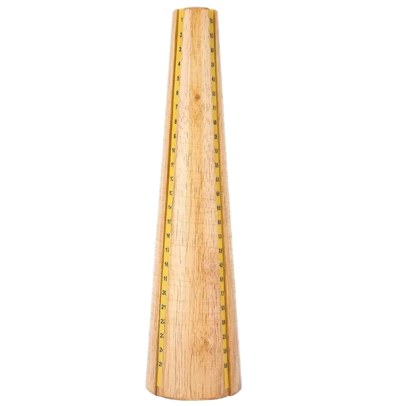 

Bracelet Mandrel Wooden Bracelet Stick with Measure Bracelet Sizer Tool