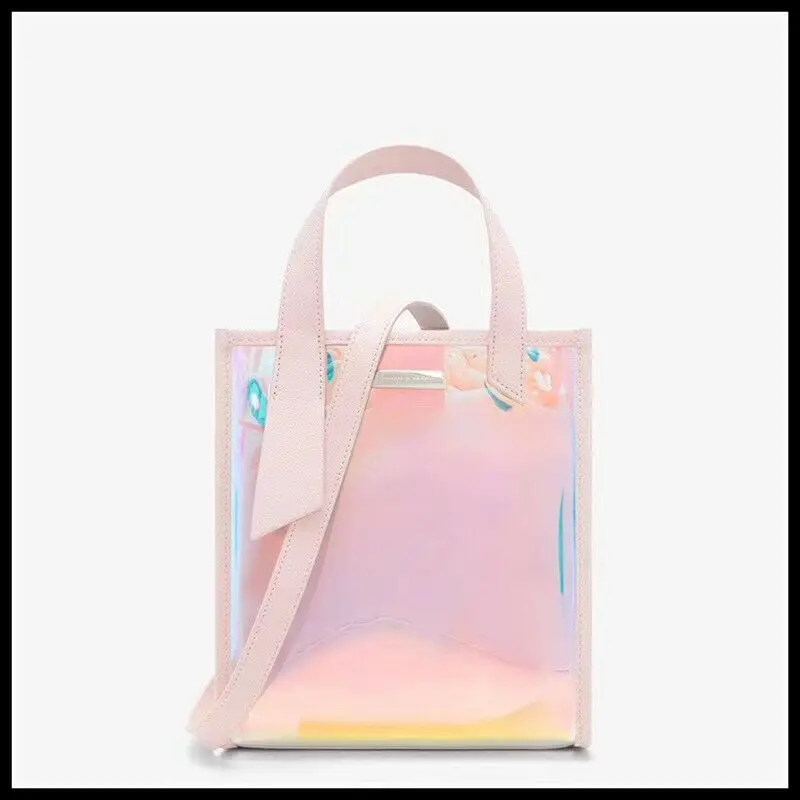 Голографический Радужный искусственный кожзаменитель 20 х12 см