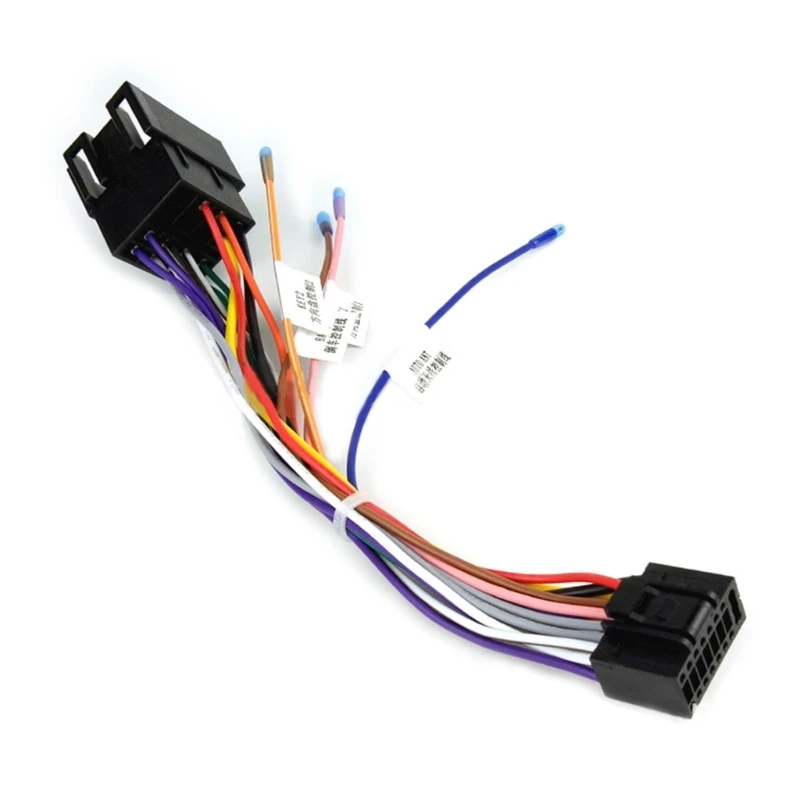 

Автомобильный 16-контактный разъем жгут проводов ISO адаптер автомобильный стерео радио шнур ткацкий шнур