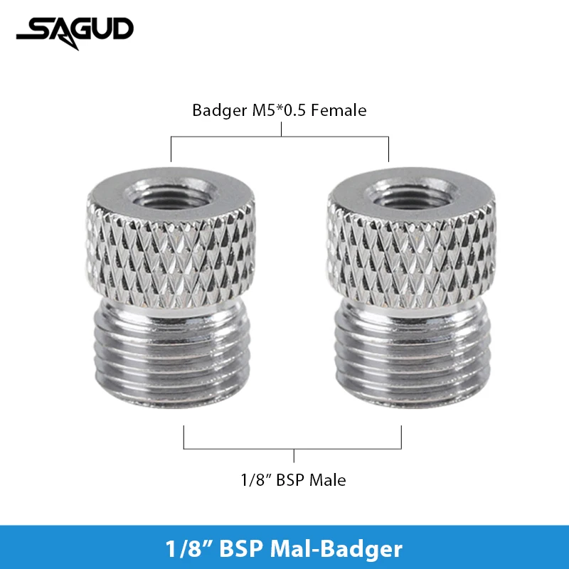 

Набор адаптеров для аэрографа SAUGD, 9 шт.