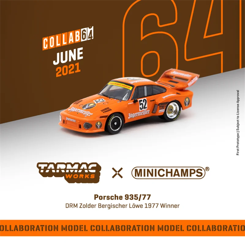 Minichamps x Tarmac работает 1:64 935 Zolder DRM 1977 Jagermeister #52 Winner модель автомобиля - купить по