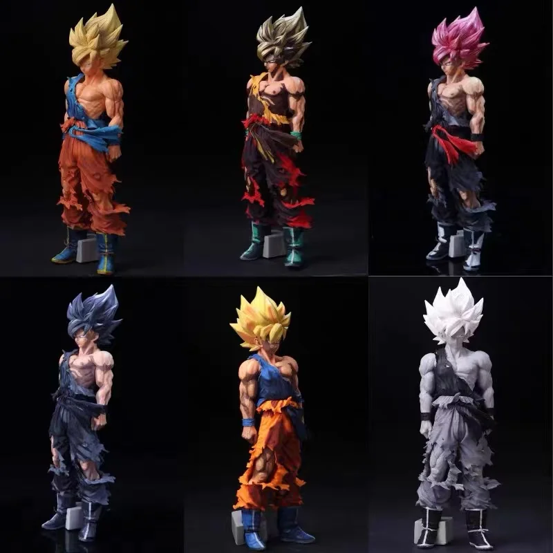 

Dragon Ball Anime Figurine Model GK Super Saiyan 4 Rose Son Goku Action Figure Gohan Figures Vegeta Statue Collection Toy Figma