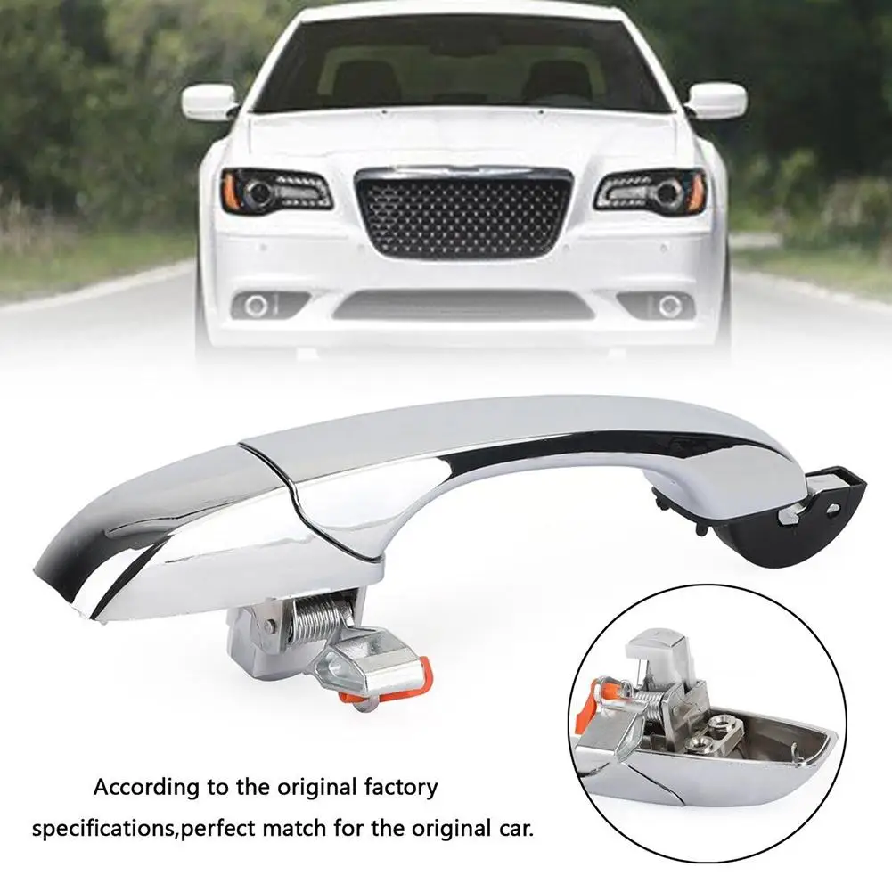 

1 PCS Left Rear Chrome Plated Door Outside Handle Fits For Chrysler 300 2005-2010 #5065801AH；5065801AE