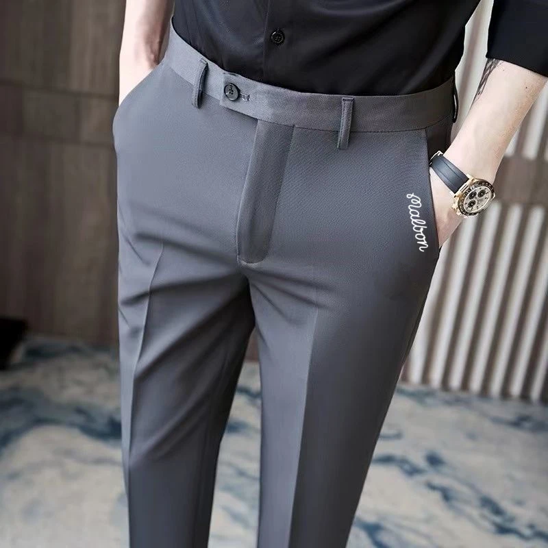 

Spring Summer 2023 Men's Golf Clothing Malbon Golf Pants Sports Golf Clothing Nine-point Pants